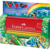 Faber-Castell ファーバーカステル Red-range カラーグリップ ジャングル 色鉛筆 16本セット