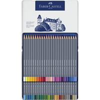 Faber-Castell ファーバーカステル ゴールドファーバー アクア 水彩色鉛筆セット 48色 (缶入)