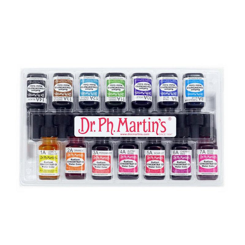 Dr.Ph.Martin’s ドクターマーチン ラディアント 14色セット A 1/2オンス 15ml