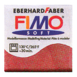 FIMO フィモ エフェクト 56g 半透明レッド 8020-204