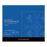 WATERFORD ウォーターフォード 水彩紙 コットン100％ 300g/m2 中目 ホワイト ブロック F10 (530×455mm) 12枚とじ EHB-F10