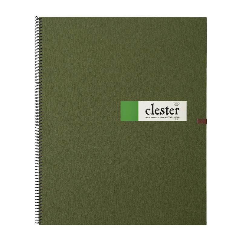 clester クレスター 水彩紙 コットン・パルプ 310g/m2 中目 スプリング F8 (455×380mm) 14枚とじ CTS-F8