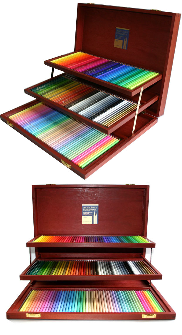アーチスト色鉛筆 150色セット (全色 木函入) | ゆめ画材