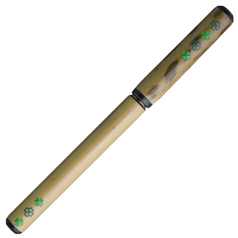 あかしや 天然竹筆ペン 四葉 透明ケース 2700MP-26