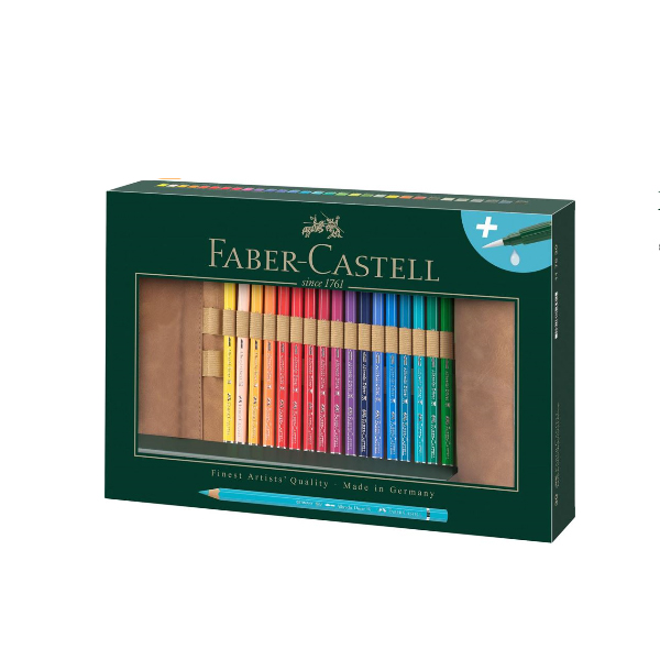 Faber-Castell ファーバーカステル ポリクロモス色鉛筆 ペンシルロール30色セット