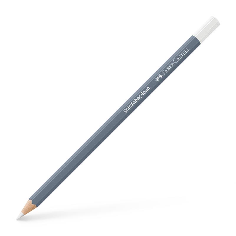 【1ダース】 Faber-Castell ファーバーカステル ゴールドファーバーアクア水彩色鉛筆 101 ホワイト