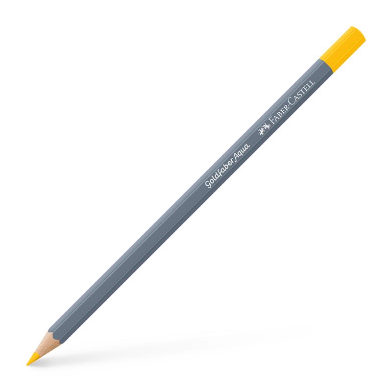 【1ダース】 Faber-Castell ファーバーカステル ゴールドファーバーアクア水彩色鉛筆 107 カドミウムイエロー