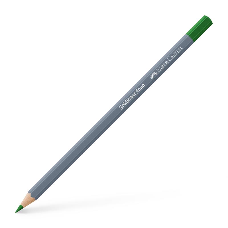 【1ダース】 Faber-Castell ファーバーカステル ゴールドファーバーアクア水彩色鉛筆 166 グラスグリーン