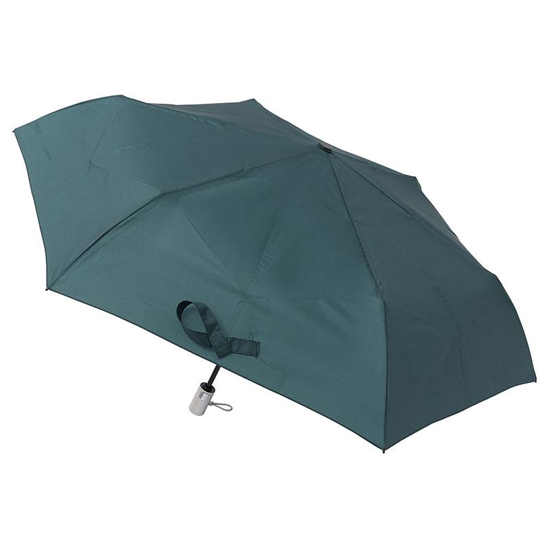 折りたたみ傘 urawaza 無地 グリーンダーク 55cm 晴雨兼用 UV 遮熱・遮光