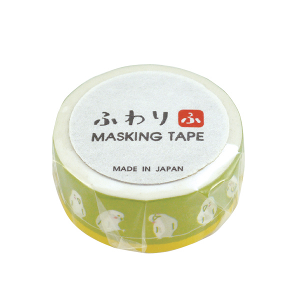 ふわり マスキングテープ インコ FW47004 18mm×7m巻