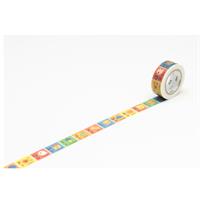 mt マスキングテープ for kids アルファベットN－Z 15mm幅×10m巻