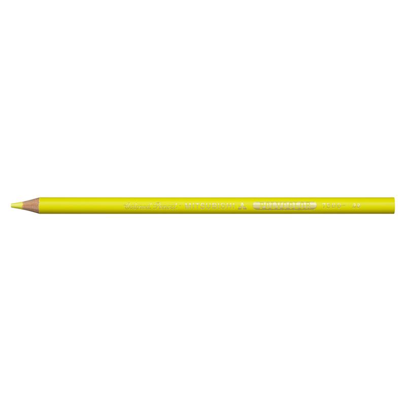 三菱鉛筆 ポリカラー 色鉛筆 7500 レモンいろ 12本 (1ダース)