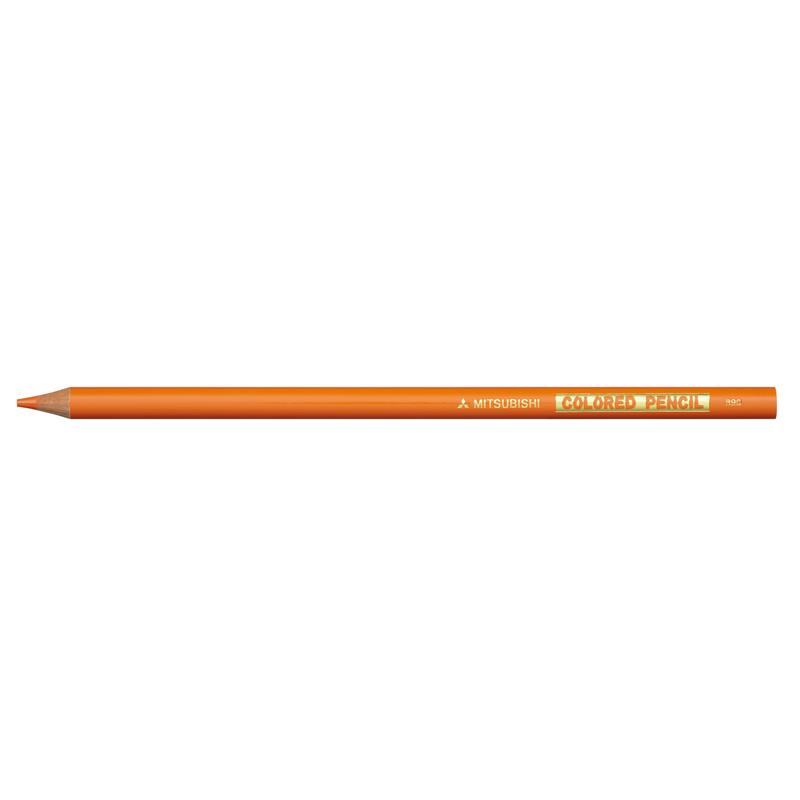 三菱鉛筆 色鉛筆 890 オレンジ 12本(1ダース)