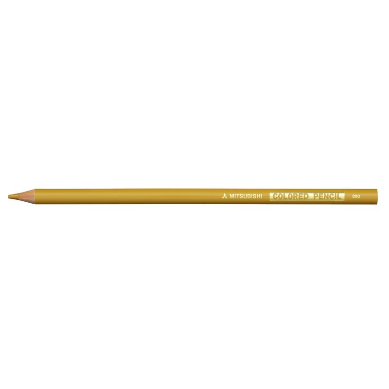 三菱鉛筆 色鉛筆 890 おうどいろ 12本(1ダース)