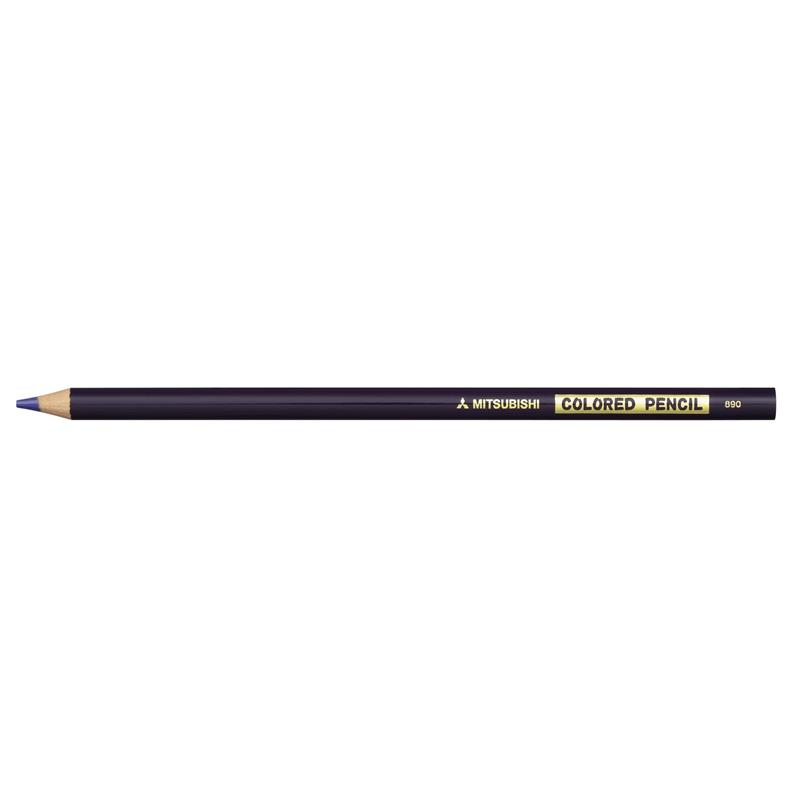 三菱鉛筆 色鉛筆 890 むらさき 12本(1ダース)
