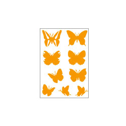 貼って染めQ （6） 蝶
