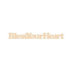 切り文字 Bless Your Heart （小）