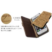 TOKYO ANTIQUE スマートフォンケース foriPhone5(レター) キャメル