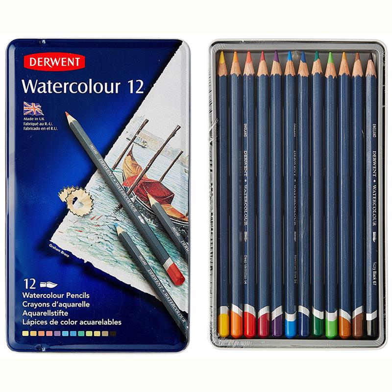 アート用品【DERWENT】72色　ダーウェント　水彩色鉛筆