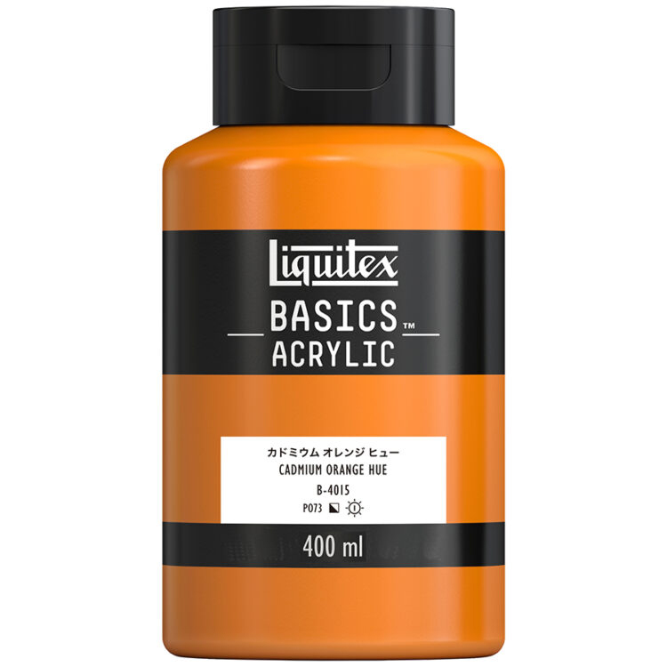 Liquitex リキテックス ベーシックス アクリル絵具 400ml #720 B-015 カドミウムオレンジヒュー