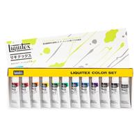 Liquitex リキテックス レギュラー10ml 12色セット 伝統色 R1 【期間限定！リキテックスセール対象商品】
