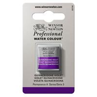 Winsor＆Newton プロフェッショナル ウォーターカラー ハーフパン 550 キナクリドン バイオレット