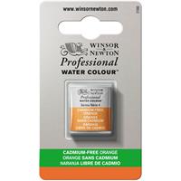 Winsor＆Newton プロフェッショナル ウォーターカラー ハーフパン 899 カドミウムフリー オレンジ