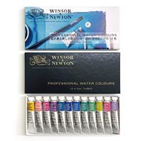 【限定商品】 Winsor＆Newton プロフェッショナル ウォーターカラー 単一顔料 透明色だけの12色セット 絵の具 5mLチューブ