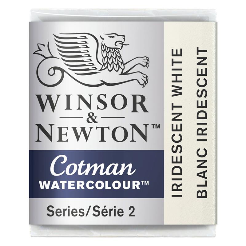 Winsor＆Newton コットマン ウォーターカラー ハーフパン 330 イリデッセント ホワイト
