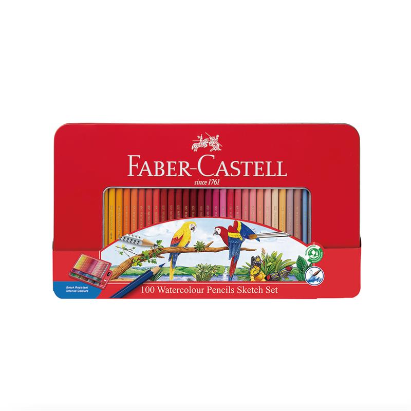 Faber-Castell ファーバーカステル 水彩色鉛筆 100色セット 75200