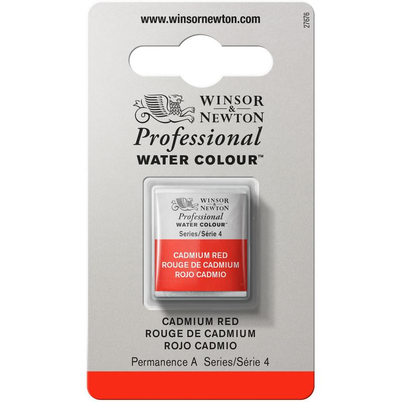Winsor＆Newton プロフェッショナル ウォーターカラー ハーフパン 094 カドミウムレッド
