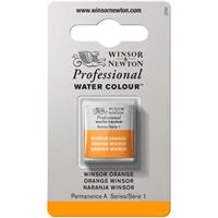 Winsor＆Newton プロフェッショナル ウォーターカラー ハーフパン 724 ウィンザーオレンジ