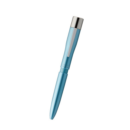 シャチハタ はんこ付き多機能ペン ネームペン トリノ (メールオーダー式) パールブルー NP-TF3/MO