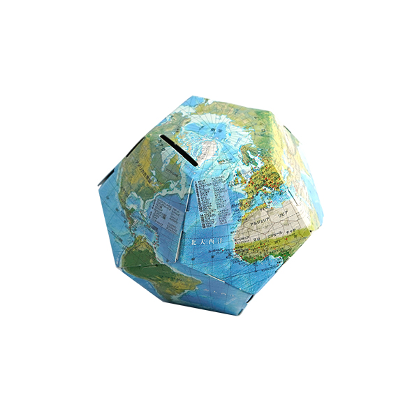 ペーパークラフト 地球儀 (地球地図) PCGE