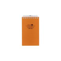 リヒトラブ AQUA DROPs ツイストノート メモサイズ 橙 N-1661