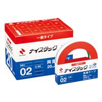 ニチバン 両面テープ ナイスタック 一般タイプ 業務用 大巻6巻入 20mm×20m NWBB-20