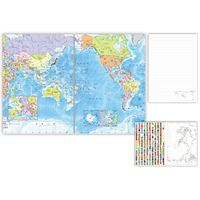 B5ノート 世界地図 (5冊パック)