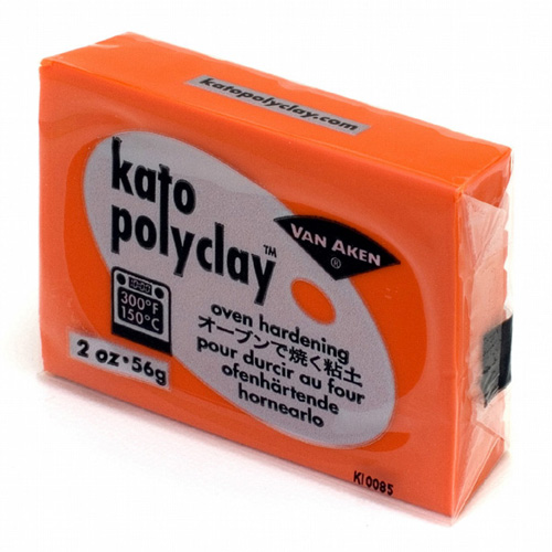 katopolyclay オーブン粘土 2オンス（56g） オレンジ