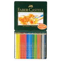 Faber-Castell ファーバーカステル ポリクロモス色鉛筆 24色セット （缶入）