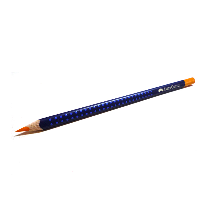Faber-Castell ファーバーカステル アートグリップ 水彩色鉛筆 #109 ダーククロームイエロー （オレンジイエロー）