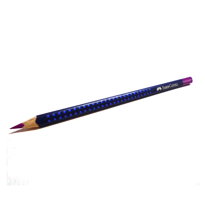 Faber-Castell ファーバーカステル アートグリップ 水彩色鉛筆 #125 ミドルパープルピンク （ダークマゼンダ）