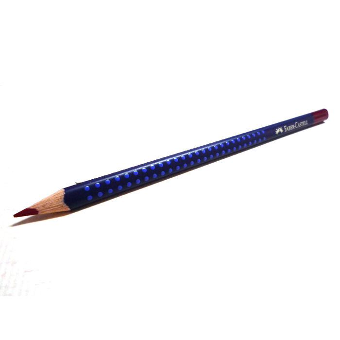 Faber-Castell ファーバーカステル アートグリップ 水彩色鉛筆 #126 パーマネントカーマイン （ダークカーマイン）