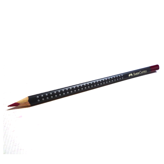 Faber-Castell ファーバーカステル アートグリップ 油性色鉛筆 #126 パーマネントカーマイン （ダークカーマイン）