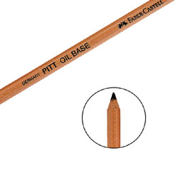 Faber-Castell PITT 鉛筆・油性 ブラック・ソフト 112602 【在庫なくなり次第　取扱い中止】