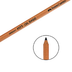 Faber-Castell PITT 鉛筆・油性 ブラック・ミディアム 112603