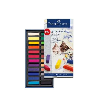 Faber-Castell ファーバーカステル GFソフトパステル 24色セット ...
