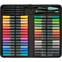 アルブレヒト・デューラー 水彩マーカー 30色携帯ケースセット (水筆、PITTアーティストペン4本、カステル9000パーフェクトペンシル付)