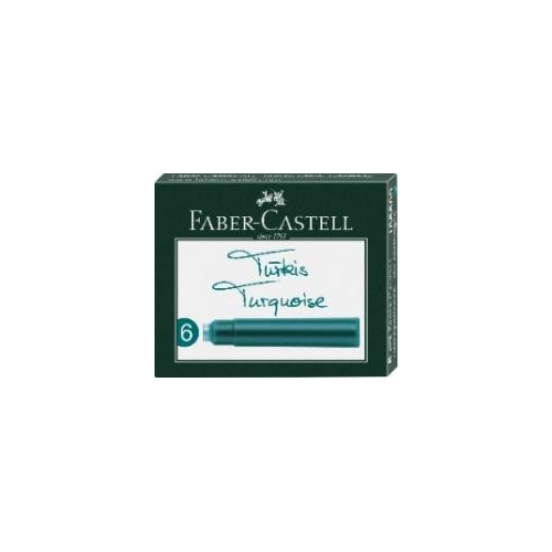 Faber-Castell カートリッジ ターコイズ(6本入)