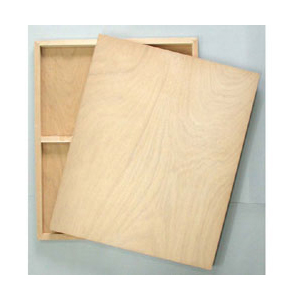 ARTETJE 木製 ラワンパネル 写真サイズ 半切判 324×400mm (10枚パック)