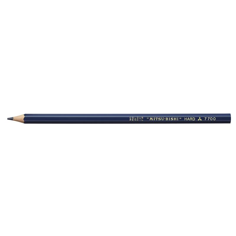 三菱 硬質色鉛筆 （7700） 単色1ダース あいいろ